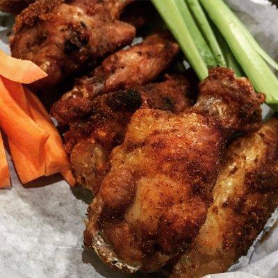 Dry rub wings