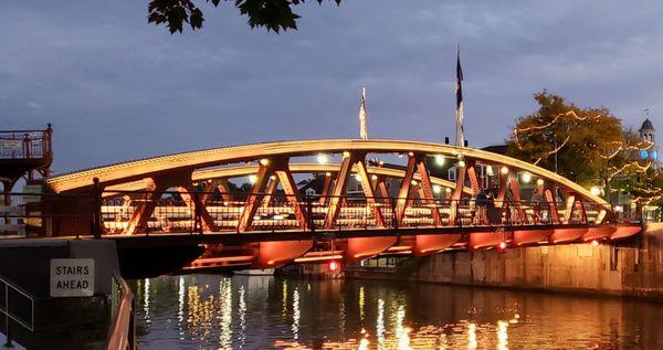 Fairport Lift Bridge in Downtown Fairport