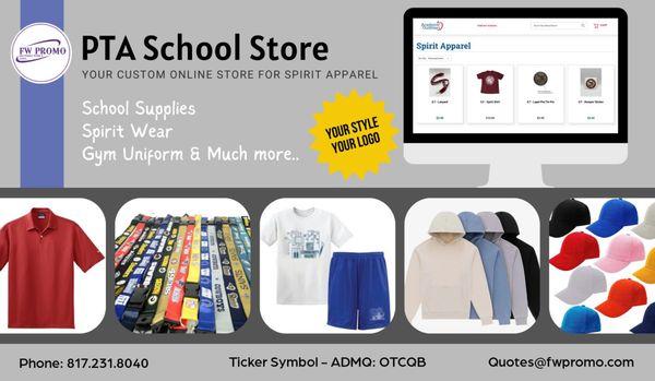 Custom School Spirit Store