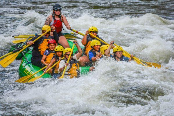 First rapid was refreshing and so much fun. Thank you, Maddie, for guiding us!