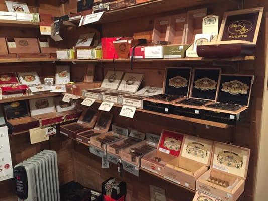 Walk in humidor