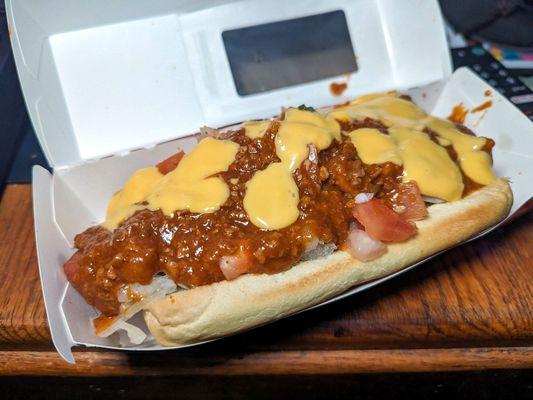 late night hot dog $3