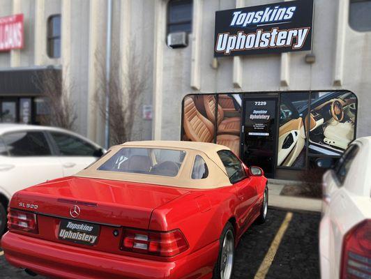 1999 Mercedes Benz SL500 Top Installation