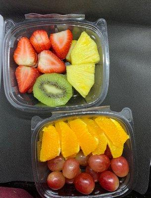 freshly made assorted fruit plate