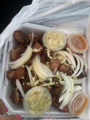 Plate of griot (I had dug in already) great portions