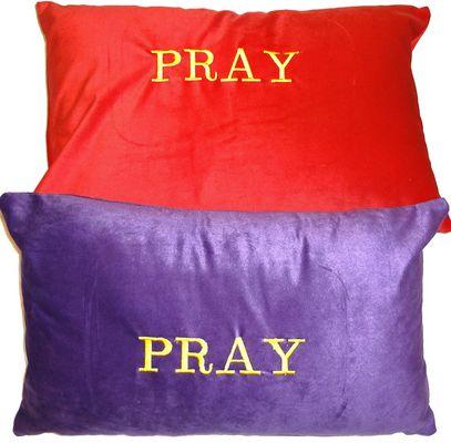 DECORATIVE PRAY PILLOW