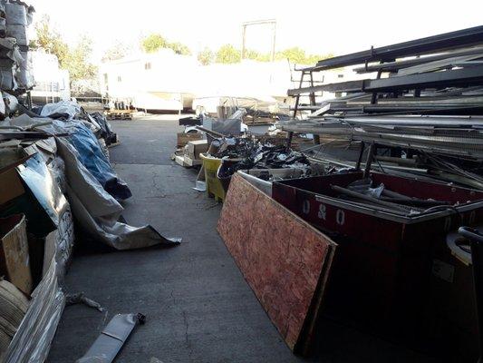 Items left outside. Damaged and broken. Sold and used for RV repairs.