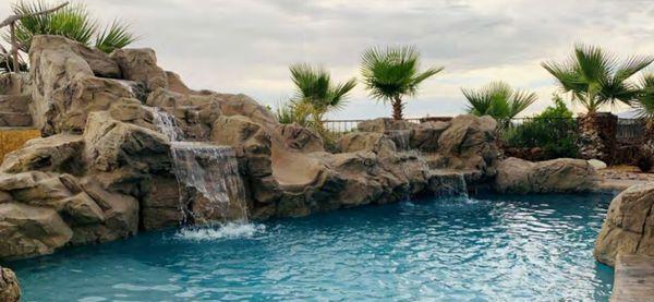 Turn your pool into a laguna style pool.