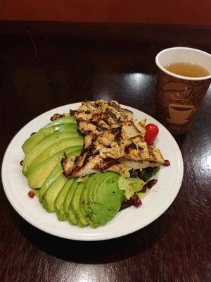 Avocado salad with grill chx