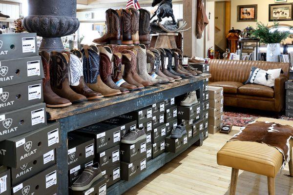 The Bolt Ranch Store carries many boot brands for Women, Men and Kids even the little ones for all seasons.