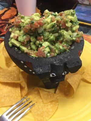 Fresh made guacamole.