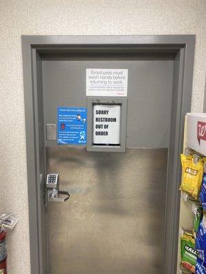 How on earth there's a public store with no restrooms? I asked an employee and the answer was only available for employees