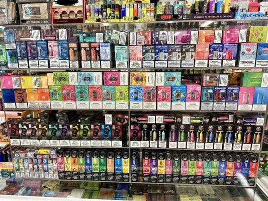 We have many different disposable vapes from 2000-10k puffs. Very affordable prices come check it out.