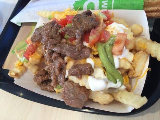 Carne asada fries.