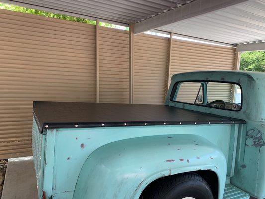 My '62 F-100 Luis did a five star job on my seat and the Tonneau Cover.