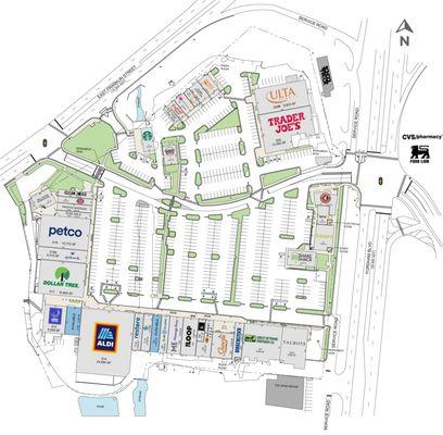 Eastgate Crossing site plan as of August 25, 2023. Kite Realty.