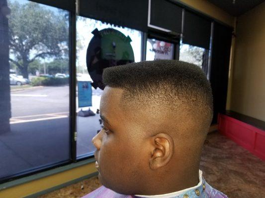 High top fade