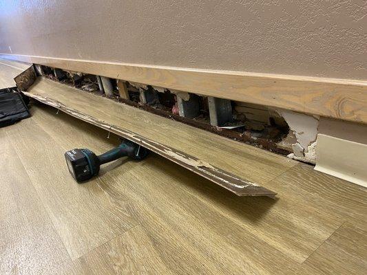 Baseboard Repair