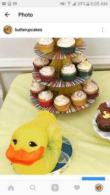 Gluten  free duck cake and cupcakes