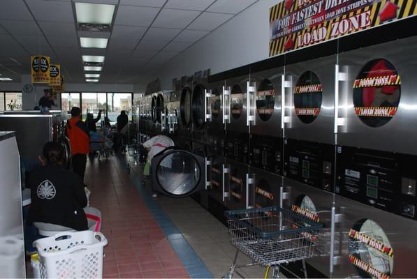 More dryers then washers means no one waits. Always clean always helpful.