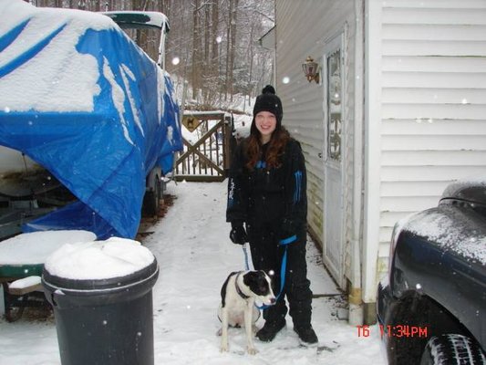 Me and Bella the border collie mix