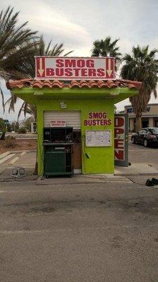 At the corner of Sunset & Mtn. Vista at the Rebel Gas Station