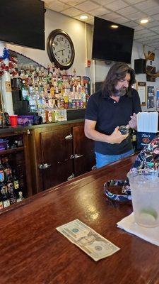 Our bartender Randy