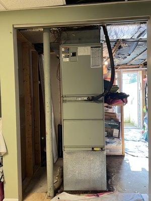 Replace failed air handler system