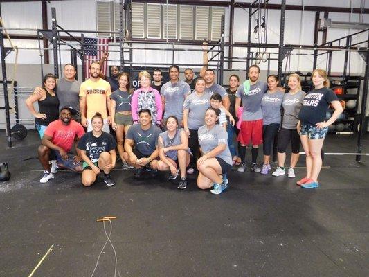 All the participants of the 2nd Annual Crushing Cancer WOD