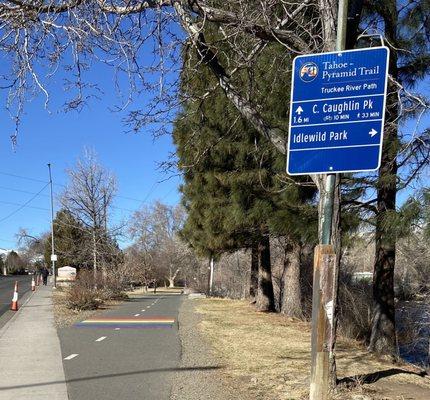 Part of the Tahoe Pyramid Trail goes through Idlewild