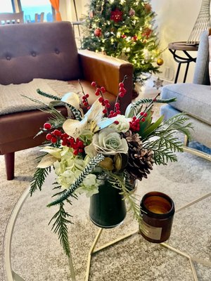 Seasonal  Christmas time arrangement