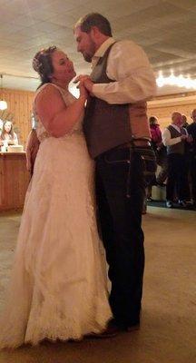 Mr and Mrs Stewart's first dance at Event 34 in Detroit Lakes, MN