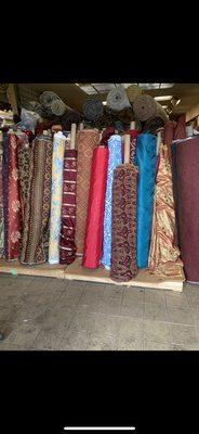 Some of the selection of fabrics