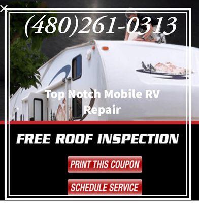 We Offer Free Roof Inspections When you bring it in