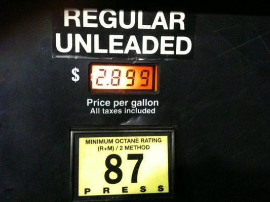 Gas price today