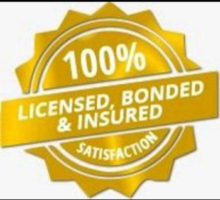 100% Licensed, Insured. And Bonded Movers