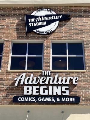 The Adventure Begins and The Adventure Stadium for all your nerdy and collecting needs!