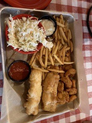 Beer Battered Haddock & Southern Fried Shrimp