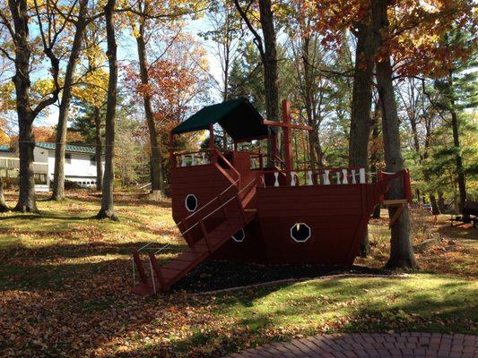 Pirate ship playhouse