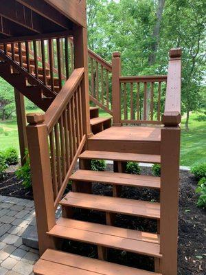 A porch can last for decades, paint brings that extra protection wood needs under any weather conditions.