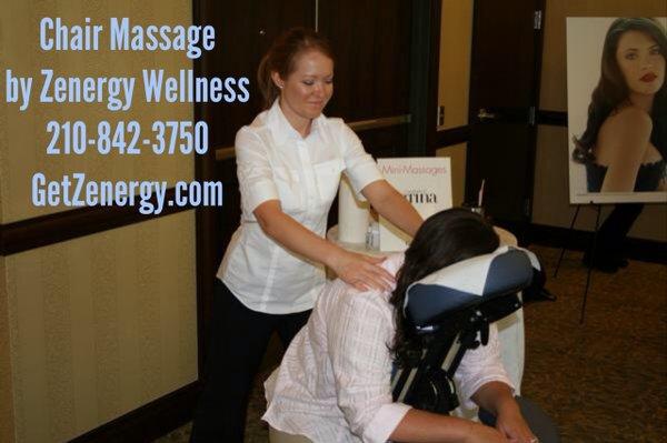 Mobile massage for companies in San Antonio.