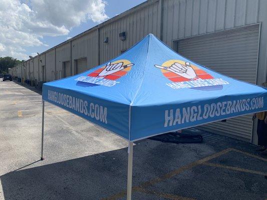 10x10 PopUp Tent-
 $600, plus tax! Sweet Deal.