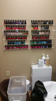 I use OPI polish and OPI Gel Color.  As well as CND Vinylux and Shellac.