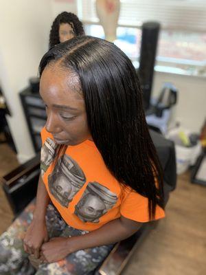 Basic Middle Part Sew In