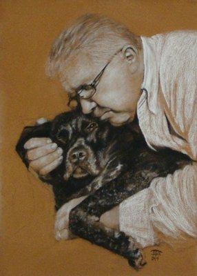 Dale and Keeper
 Charcoal and Chalk
 8x10