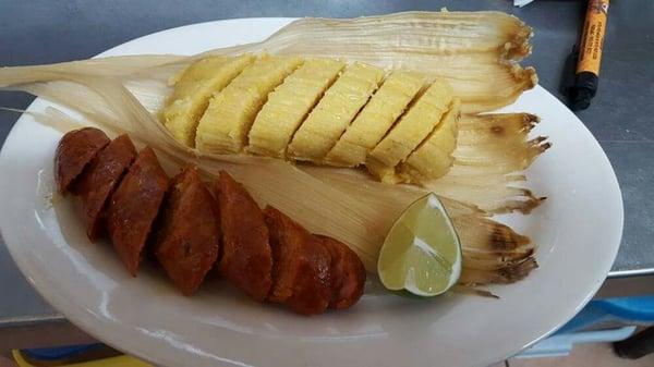 Bollo de mazorca con chorizo