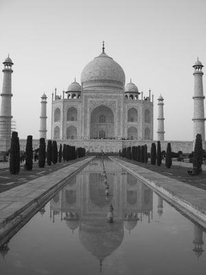 One of the few pictures that didn't have swarms of people, Taj Mahal