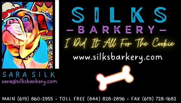 Silks Barkery Business Card