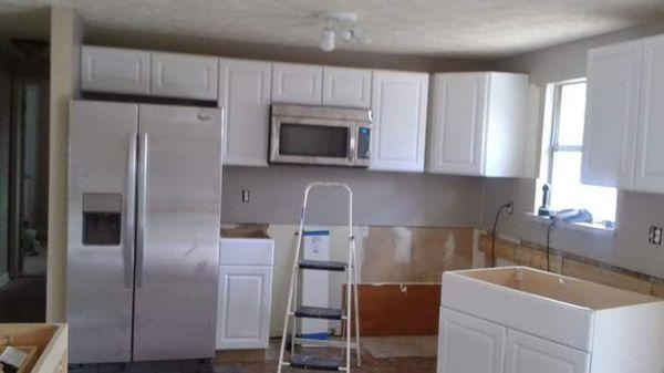 Kitchen remodeling,  and cabinets installation