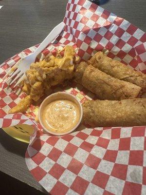 Philly Egg Rolls and Fatty Fries